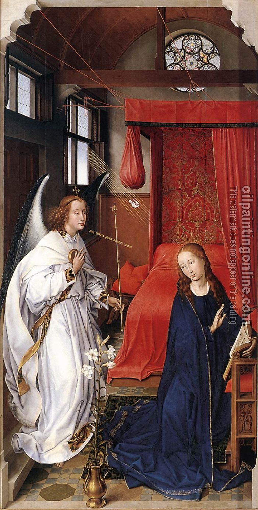 Weyden, Rogier van der - St Columba Altarpiece-left panel